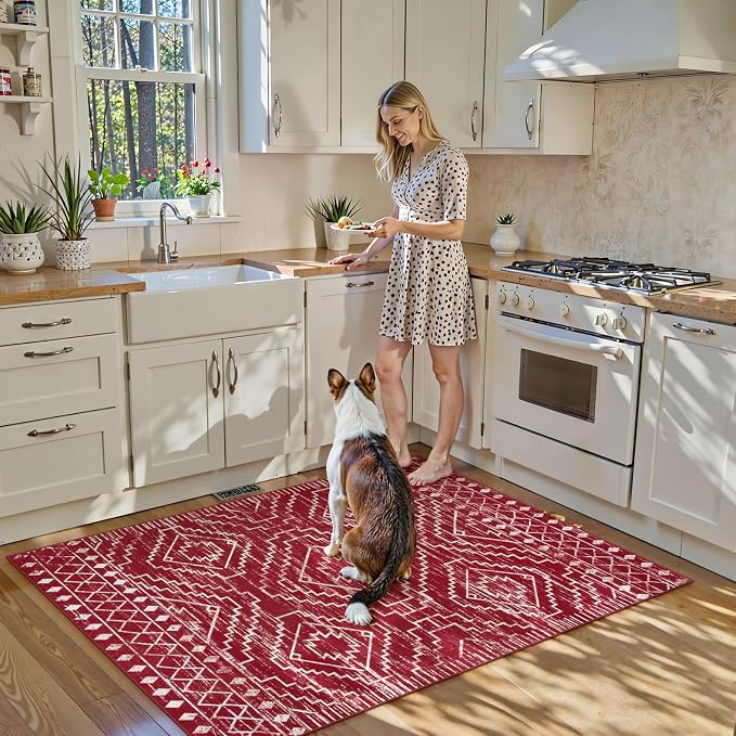 Wonnitar Moroccan Washable 3x5 Rug - Image 2