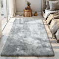 Fluffy Rug Shaggy Area Rug, Mottling Grey 3x5 Area Rugs by Yongyangjuxi