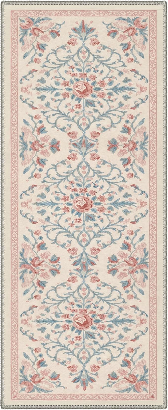 GENIMO Runner Rug 2x5 Non Slip Machine Washable Vintage Hallway Runner Rug - Image 7