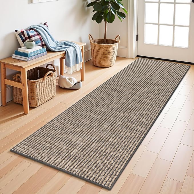 SHACOS Runner Rugs for Hallway 20"x59" Rubber Backed Non Slip Kitchen Runner by SHACOS