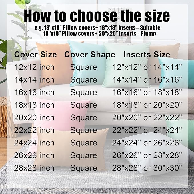NiNi ALL Decorative Throw Pillow Covers Velvet 26x26 Inch Pack of 2 Purple - Image 6