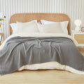 EMME Cotton Muslin King Blanket Big Oversized Bed Layering Bedspread Coverlet by EMME