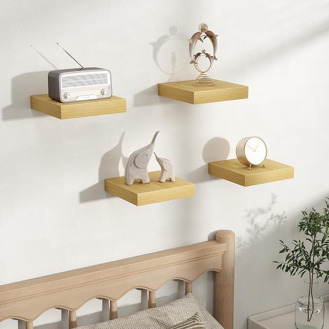 Fun Memories Rustic Wood Floating Shelves - Image 5
