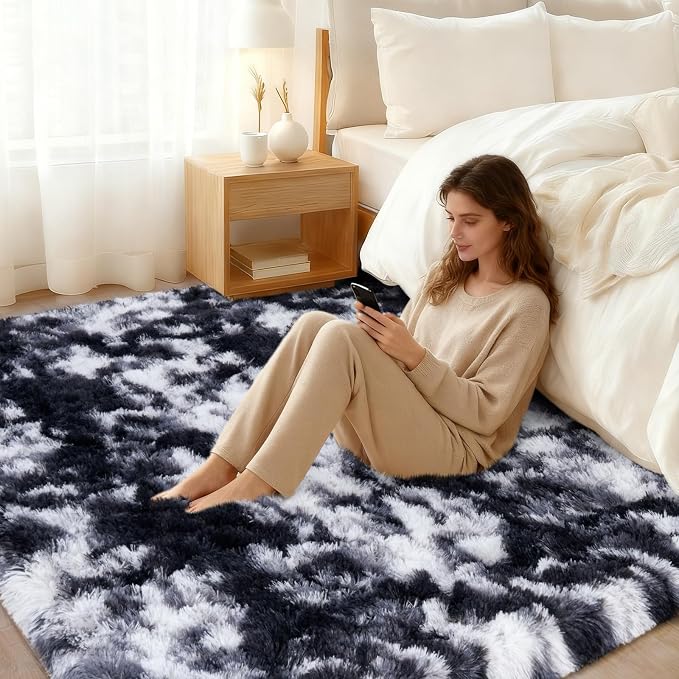 Area Rug for Living Room 6x9, Ultra Soft Shaggy Area Rugs for Bedroom, Upgrade - Image 6