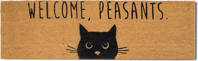 MAINEVENT Welcome Peasants Cat Doormat 50x15 Inch, Large Welcome Mat - Image 9