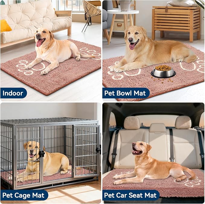 Bcoimo Super Absorbent Dog Door Mat, Pet Rugs - Image 6