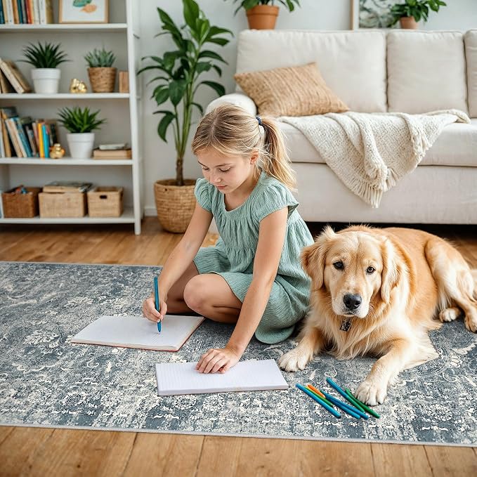2x5 Washable Hallway Runner Rug - Image 3