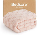 Bedsure GentleSoft Pink Throw Blanket by BEDSURE