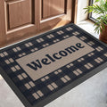 DEXI Front Door Mat Outside Entrance, Welcome Entryway Doormat Dirt Trapper by DEXI