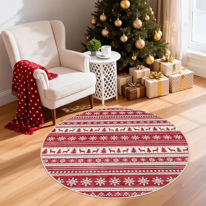 cotiled Area Rugs for Living Room Washable Living Room Rug Soft Neutral Indoor by COTILED