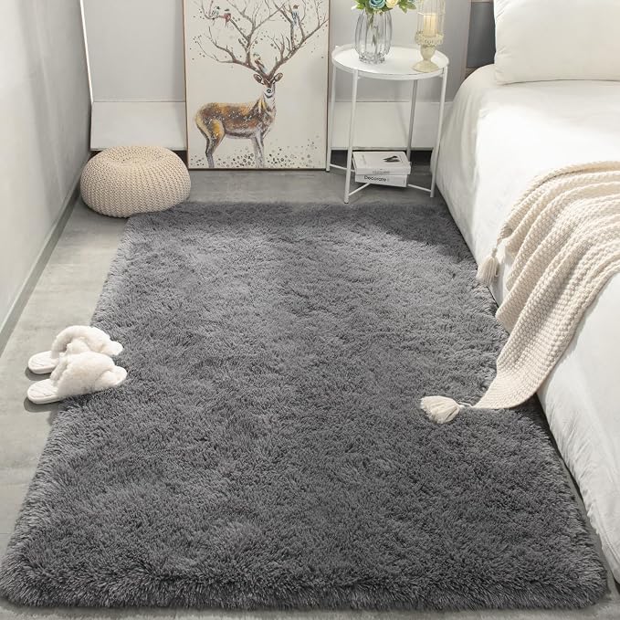 Merelax Soft Area Rugs for Livingroom Bedroom, Shaggy Plush Fuzzy Fluffy Carpet - Image 2