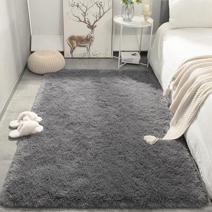 Merelax Soft Area Rugs for Livingroom Bedroom, Shaggy Plush Fuzzy Fluffy Carpet by Merelax