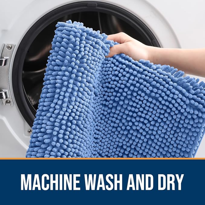 OLANLY Dog Door Mat for Muddy Paws 47x17, Absorbs Moisture and Dirt, Absorbent - Image 5