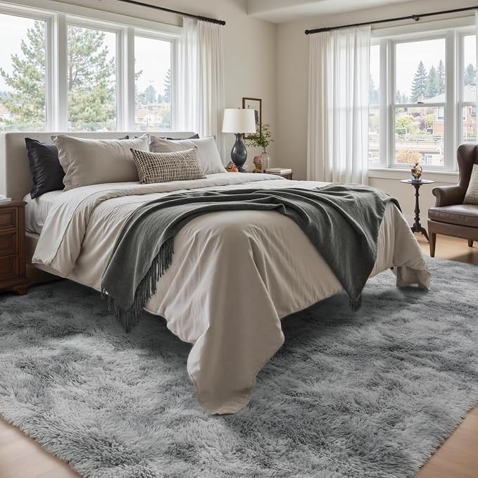 10x14 Ft Extra Large Shag Rugs for Living Room, Ultra Soft Fluffy Furry Area - Image 2