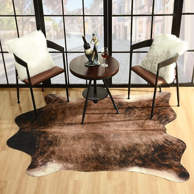 Easycozy Faux Cowhide Large Cow Print Rug - Image 8
