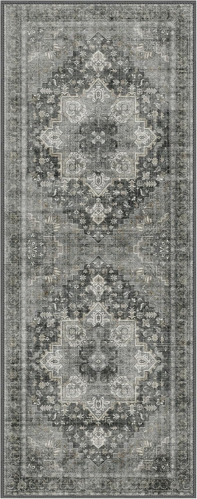 GENIMO 2x4 Runner Rugs for Hallway, Machine Washable Non Slip Vintage Rugs - Image 7
