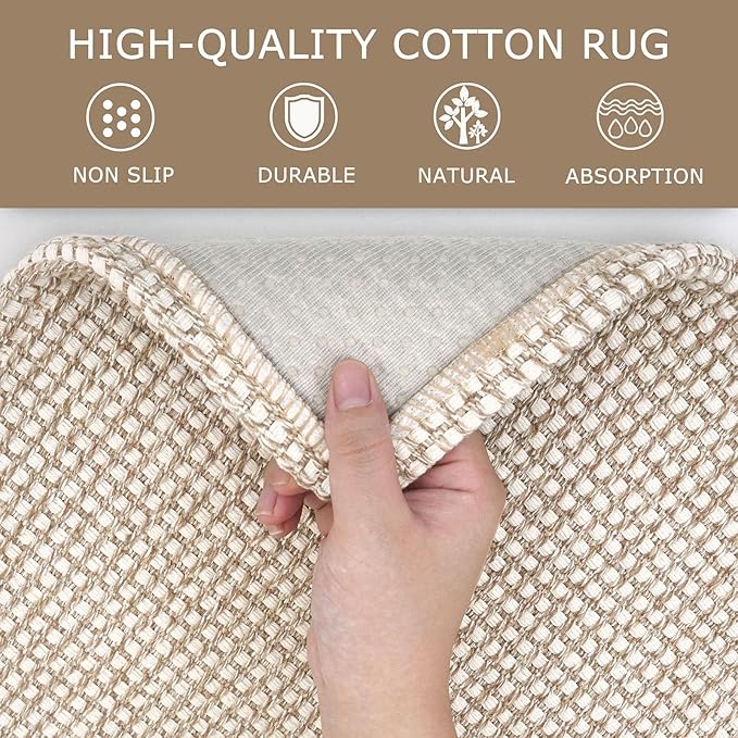 KOZYFLY Runners for Hallways 2x6 ft Washable Kitchen Runner Non Slip Rubber - Image 6