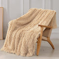 Tuddrom Decorative Extra Soft Faux Fur Blanket Queen Size 80" x 90", Solid by Tuddrom