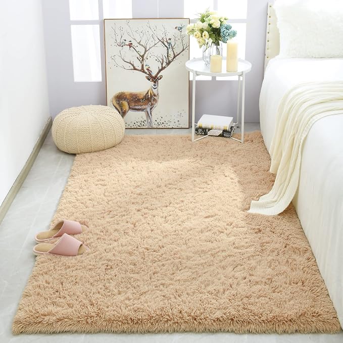 Merelax Soft Modern Indoor Shaggy Rug by Merelax