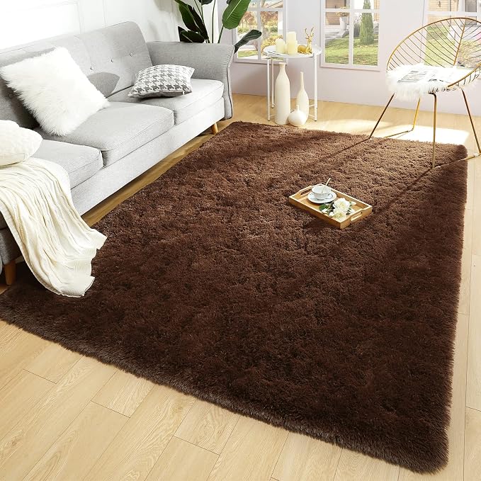 Merelax Soft Modern Indoor Large Shaggy Rug - Image 5