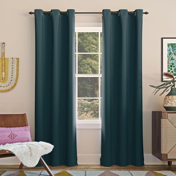 Sun Zero Easton Energy Saving Blackout Grommet Curtain Panel by SunZero%E2%84%A2