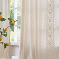jinchan Weslie Boho Lined Linen Curtains by JINCHAN