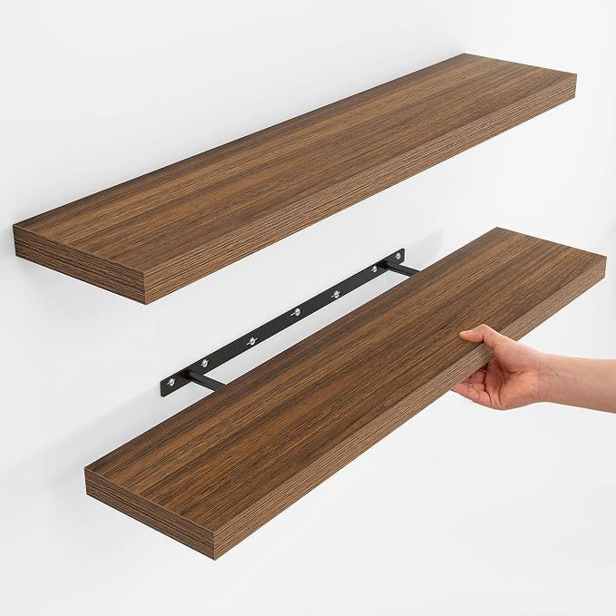 Fun Memories Rustic Wood Floating Shelves by FunMemories
