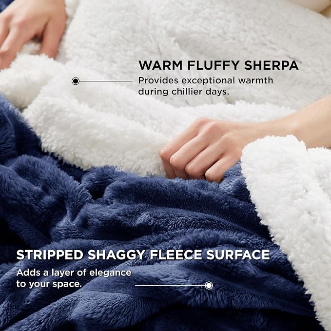 Bedsure Sherpa Blanket King Size - Image 3