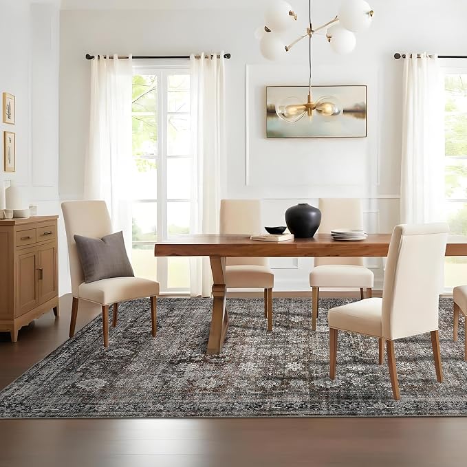GarveeHome Area Rugs 4x6 Vintage Printed Floor Carpet - Image 7