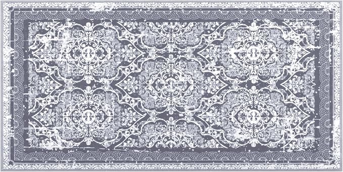 Vaukki Hallway Runner Rug, Vintage Shaggy Soft Laundry Rug Runner, Non Slip - Image 9