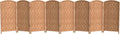 Red Lantern 3 ft. Short Diamond Weave Fiber Folding Screen by RedLantern