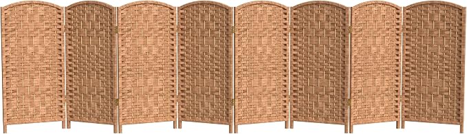 Red Lantern 3 ft. Short Diamond Weave Fiber Folding Screen by RedLantern
