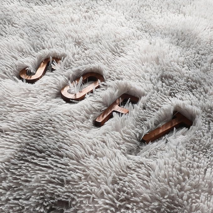 Amdrebio Tie-Dyed Light Grey Area Rugs - Image 7