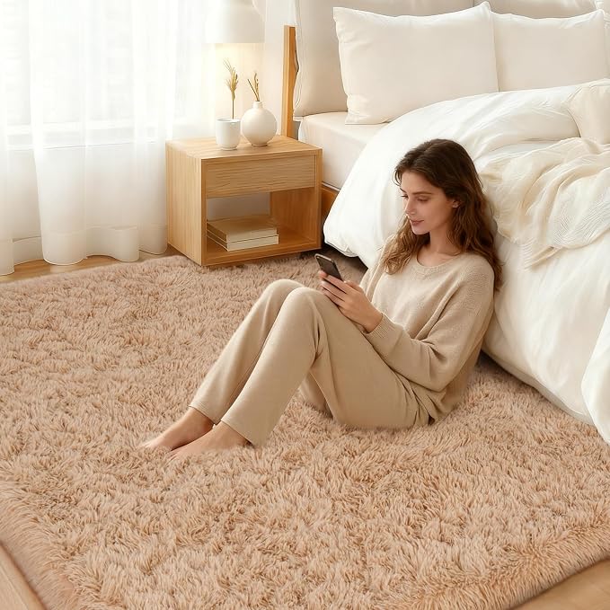 Area Rug for Living Room 6x9, Ultra Soft Shaggy Area Rugs for Bedroom, Upgrade - Image 7