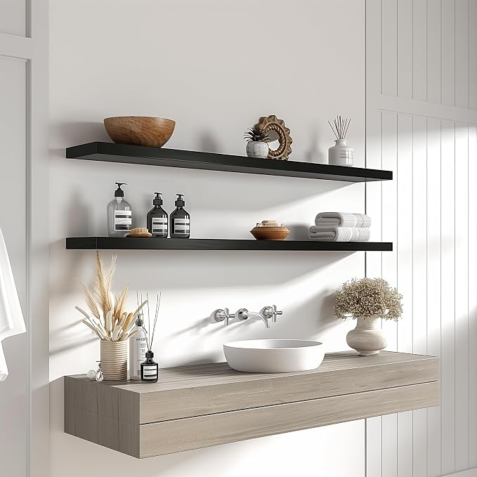 PHPH 48 Inch Wood Floating Shelves - Image 2