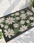 DEXI Front Door Mat Outside Entrance, 3x5 Spring Flower Welcome Doormat by DEXI
