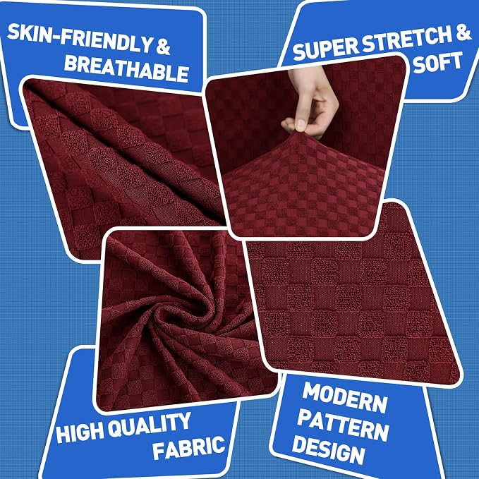 MAXIJIN 3 Piece Stretch Couch Covers - Image 4