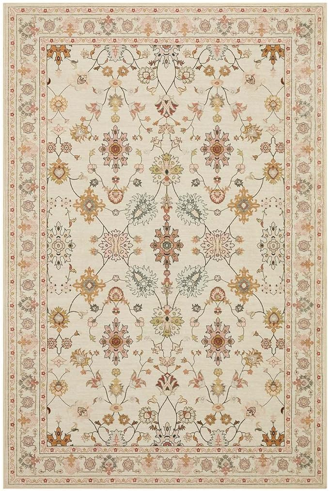 Rugxara Door Mat Floral Entryway Rug, Washable Samll 2x3 Rug, Boho Front Door - Image 4