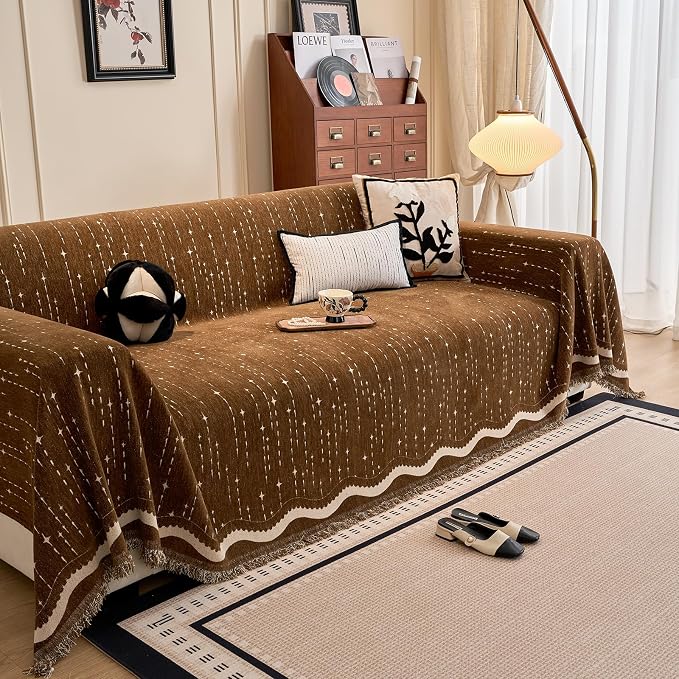 ROOMLIFE Couch Cover Boho Sofa Covers - Image 4