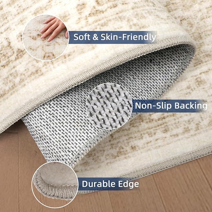 Hallway Runner Rugs for 2x10 Long Rug Runners, Non-Slip Washable Kitchen Runner - Image 4