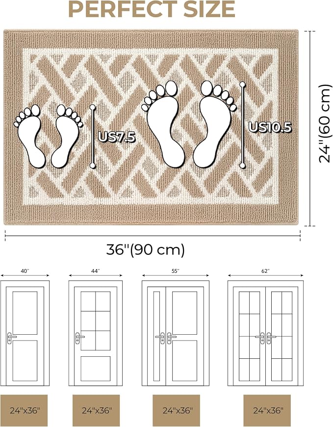 GRANNY SAYS Door Mat Inside Entrance Non-Slip, Welcome Mats Front Door Mat - Image 2