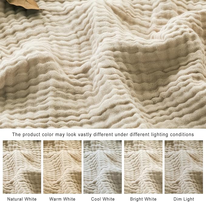 EMME Cotton Muslin Blanket Twin XL - Image 8