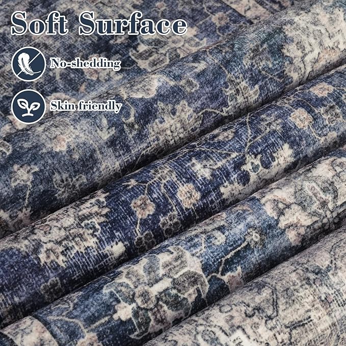 GarveeHome Runner Rugs 2.5x8 Vintage Printed Hallway - Image 3