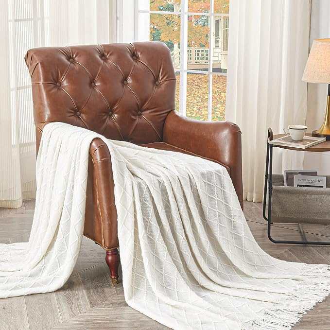 inhand Knitted Throw Blanket for Couch and Bed, Soft Living Room Home Decor - Image 9