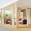 SUNALLY Room Divider Curtain Rod, No Drilling 4-10ft 28-140inch Adjustable by SUNALLY