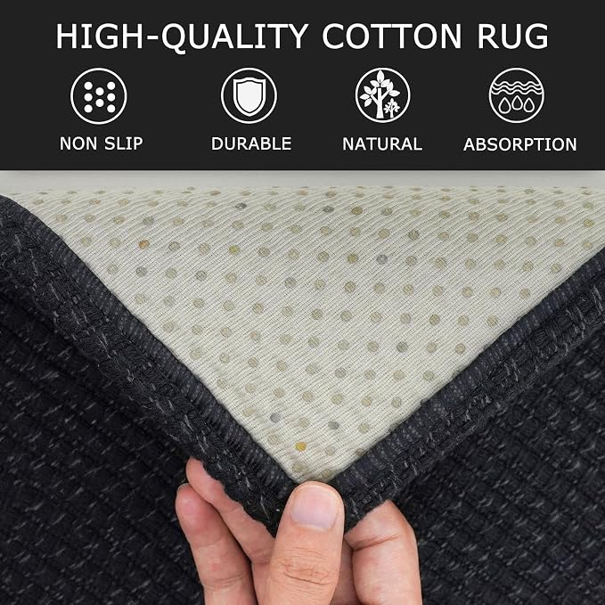 KOZYFLY Runners for Hallways 2x7 ft Washable Kitchen Runner Non Slip Rubber - Image 6