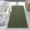 LOCHAS Luxury Bathroom Rug Shaggy Bath Mat 24 x 44 Inch, Washable Non Slip Bath by LOCHAS