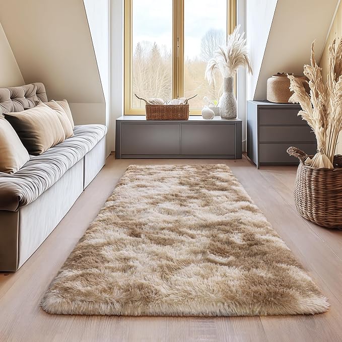 Fluffy Area Rugs for Living Room, Soft Shaggy Carpets for Living Room, Upgrade - Image 3