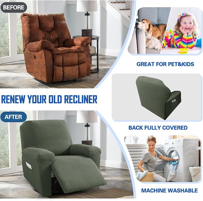 MAXIJIN Recliner Cover Slipcovers - Image 5
