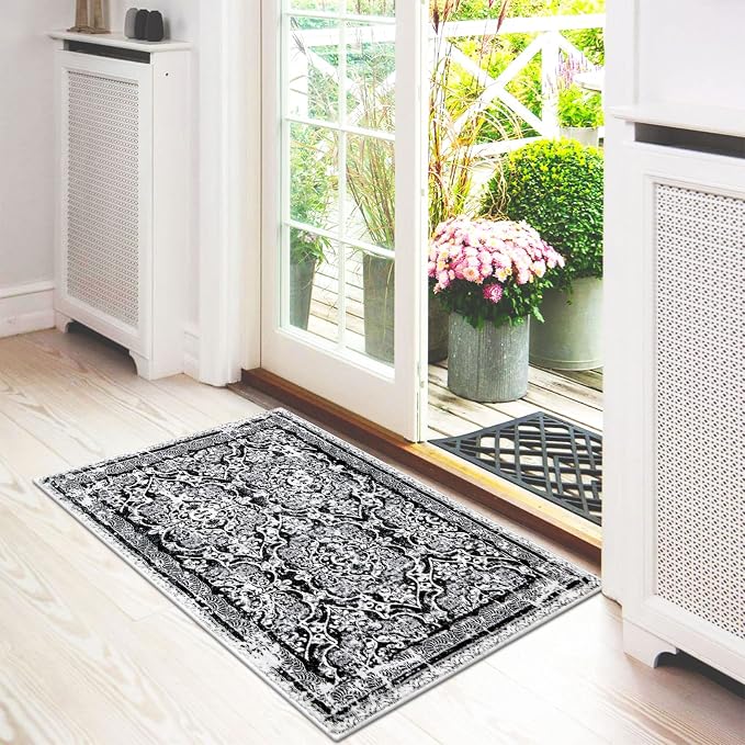 Vaukki Hallway Runner Rug, Vintage Shaggy Soft Laundry Rug Runner, Non Slip - Image 7